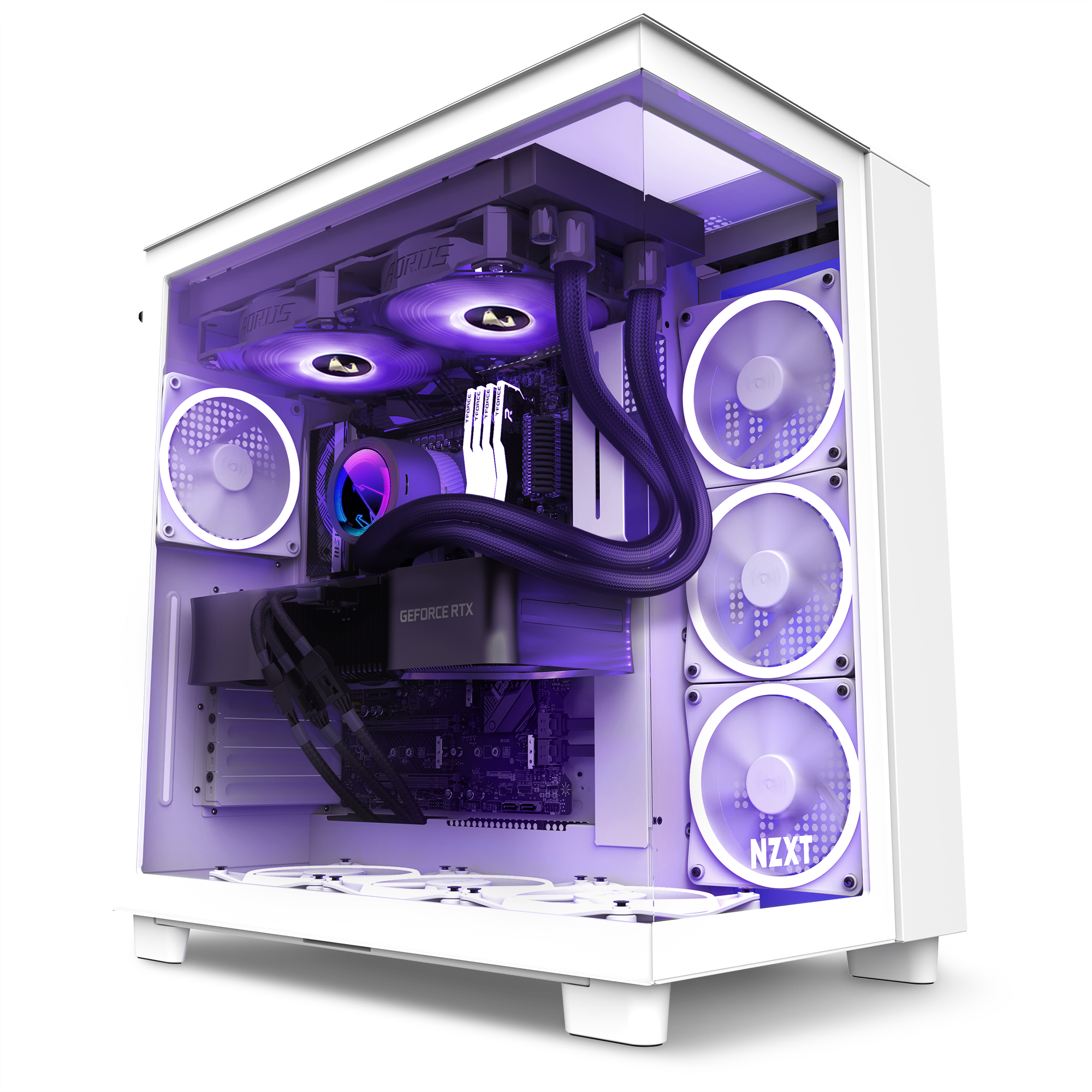 The Ultimate NZXT Build, H7 Flow RGB + Kraken Elite Gaming PC Build