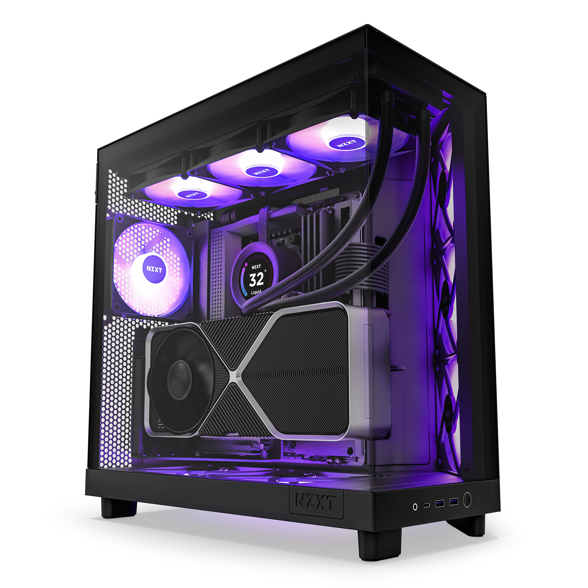 MasterProductions on Instagram: New Arrival !!! NZXT H6 Flow RGB - Compact  Dual-Chamber Mid-Tower AirFlow Case Available in Black & White Color !!!  Order yours now www.masterproductionsbh.com 17401204