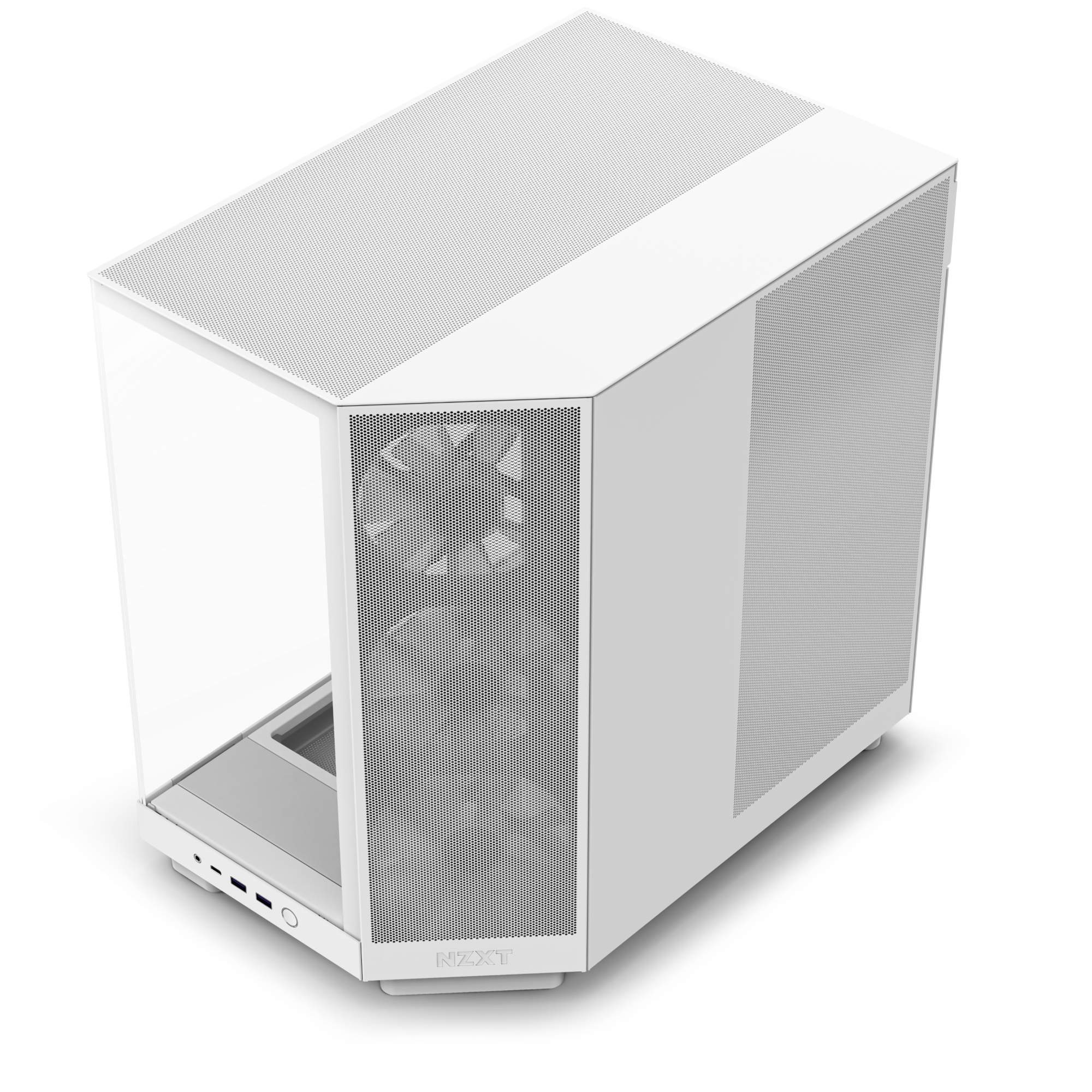 NZXT H6 Flow RGB ATX Mid-Tower With Dual Chamber Case – White