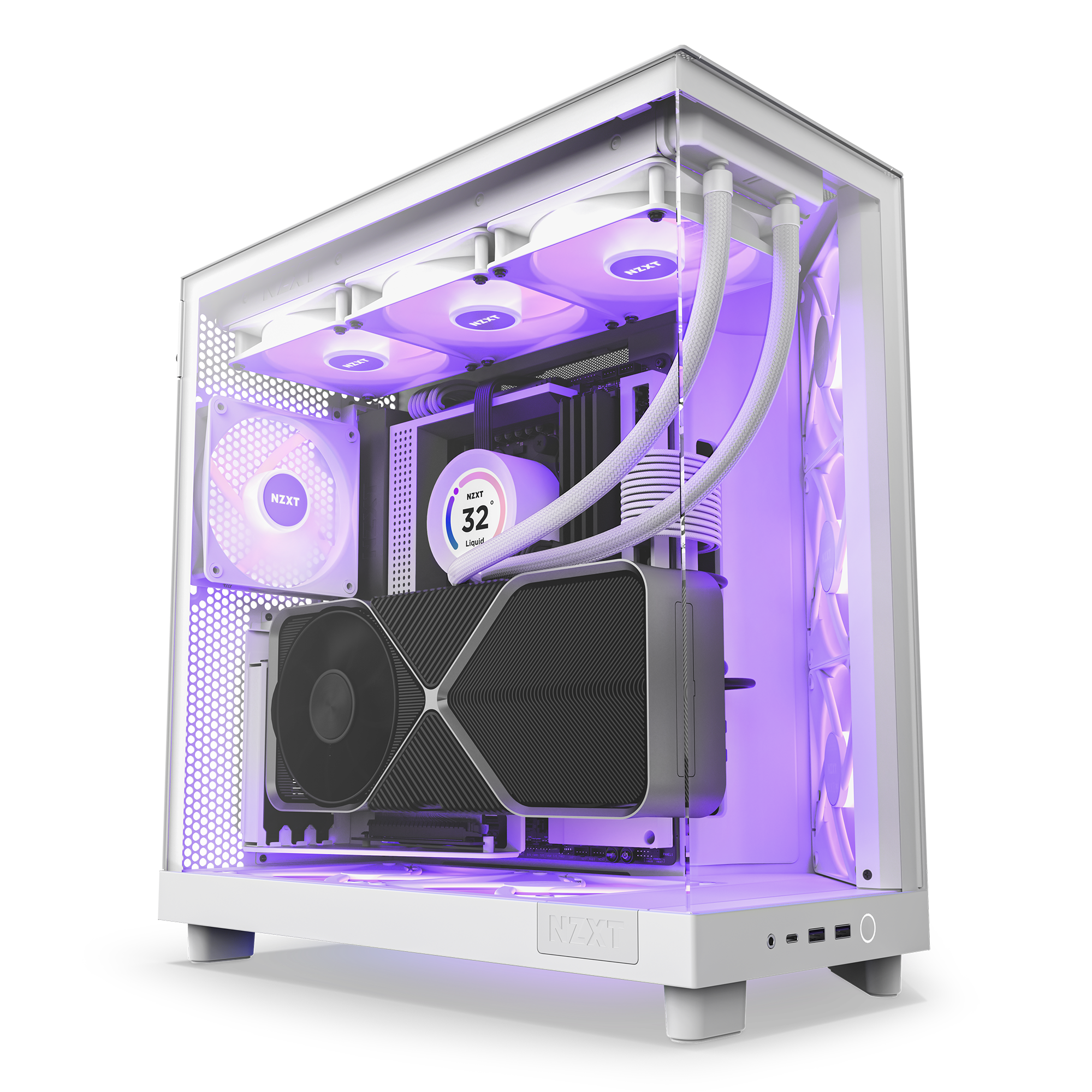 NZXT H6 Flow RGB In depth build guide (step-by-step NZXT PC setup