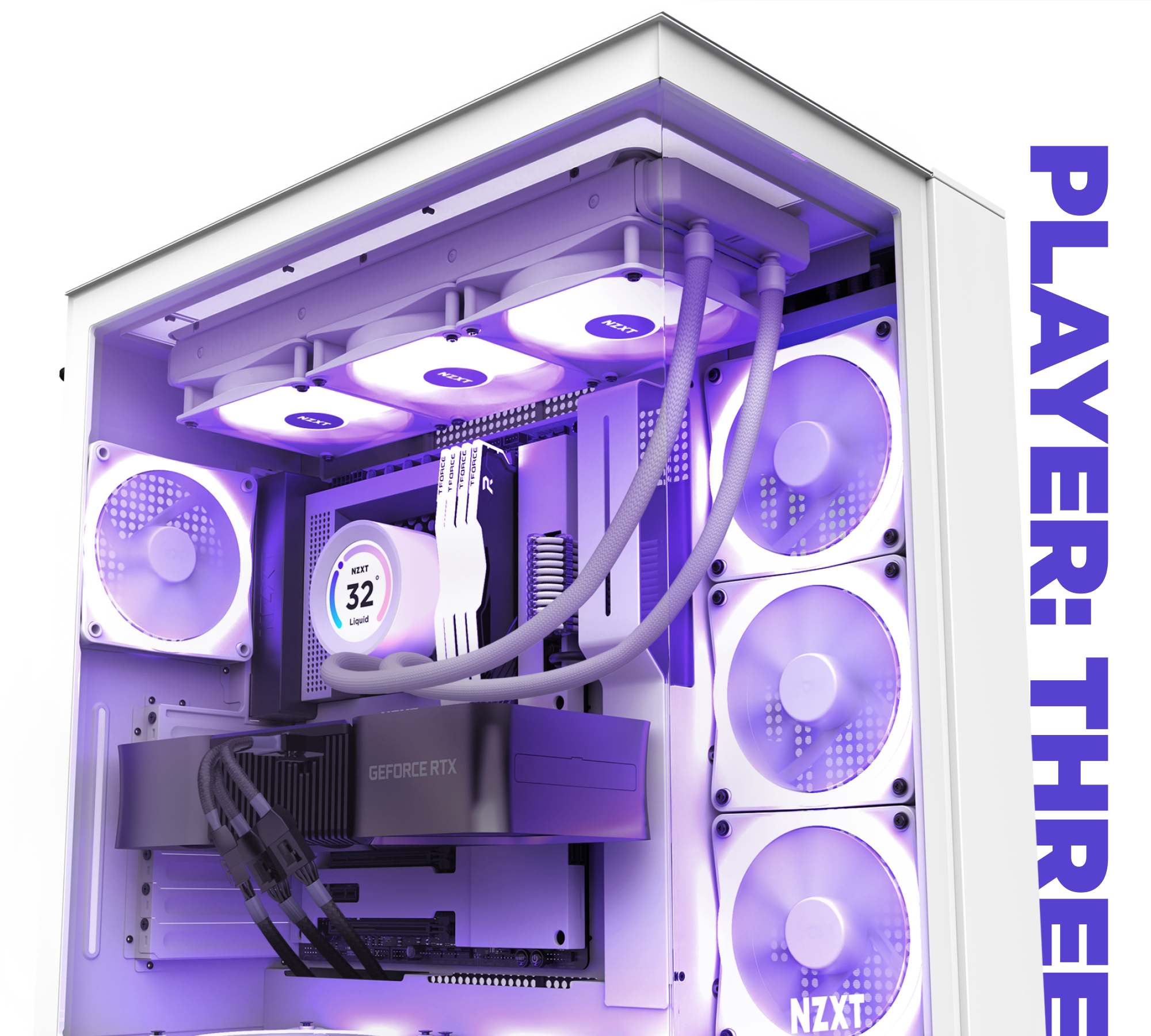 Boitier PC Gaming NZXT H9 Flow White (CM-H91FW-01) Blanc