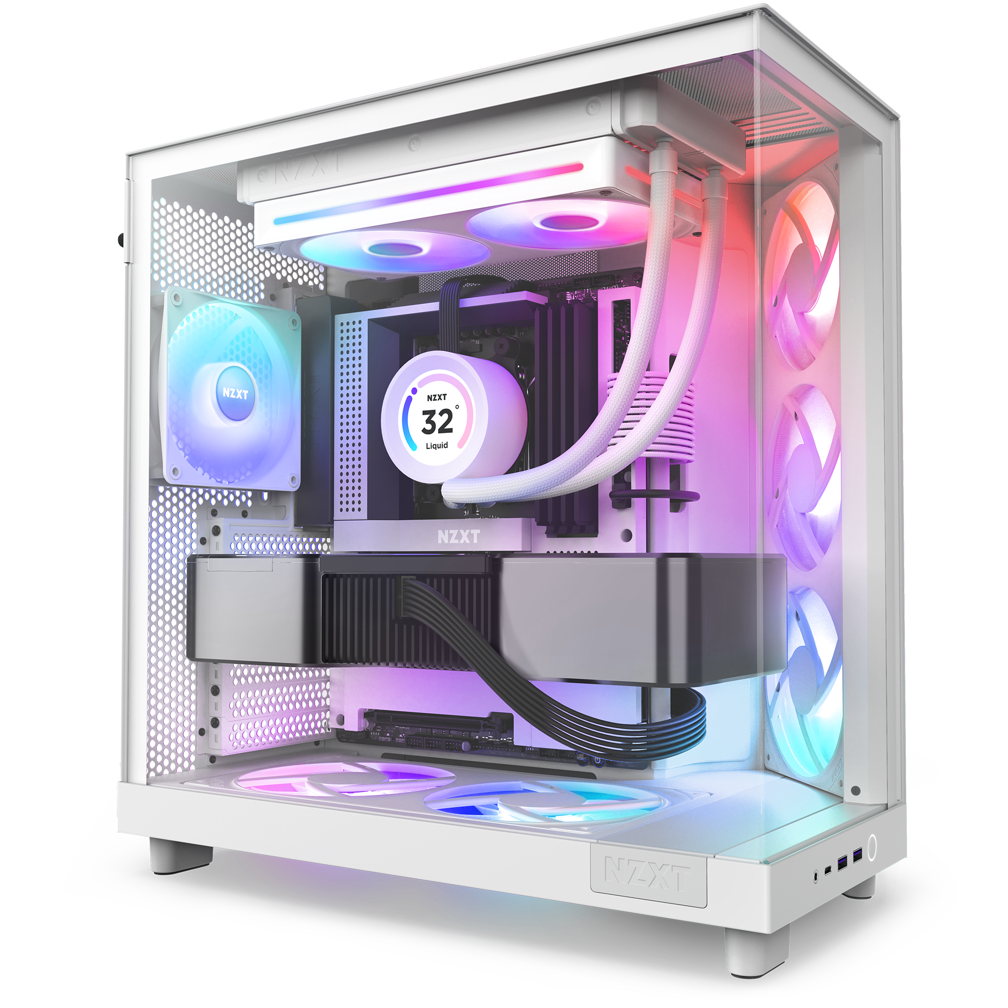 NZXT AER RGB 140 Review /w NZXT Hue+ Controller | Play3r