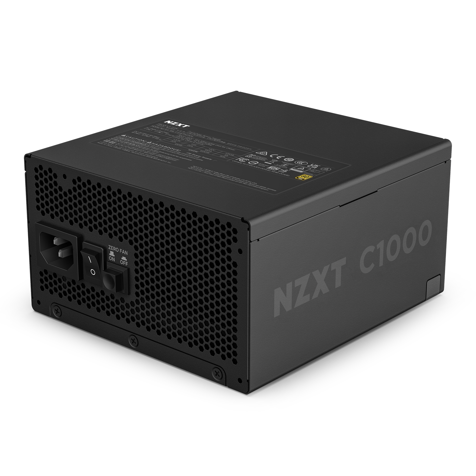 NZXT | C1000 Gold ATX 3.1 PSU | 1000 Watt 80 PLUS Gold