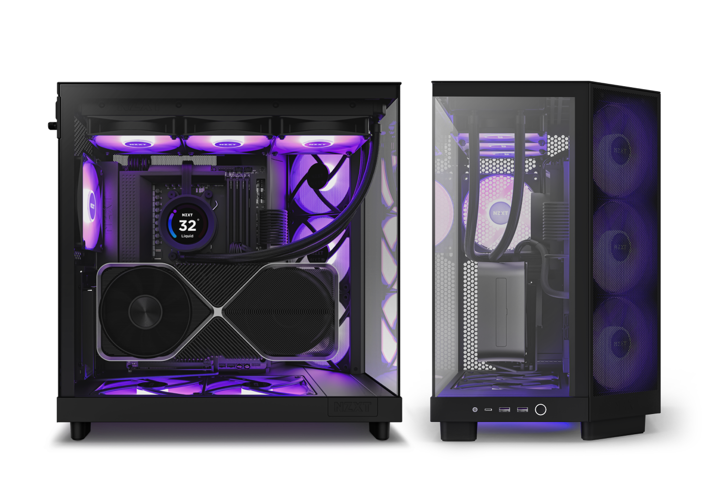 Amazon | NZXT H510 Elite White & Black ミドルタワーPCケース