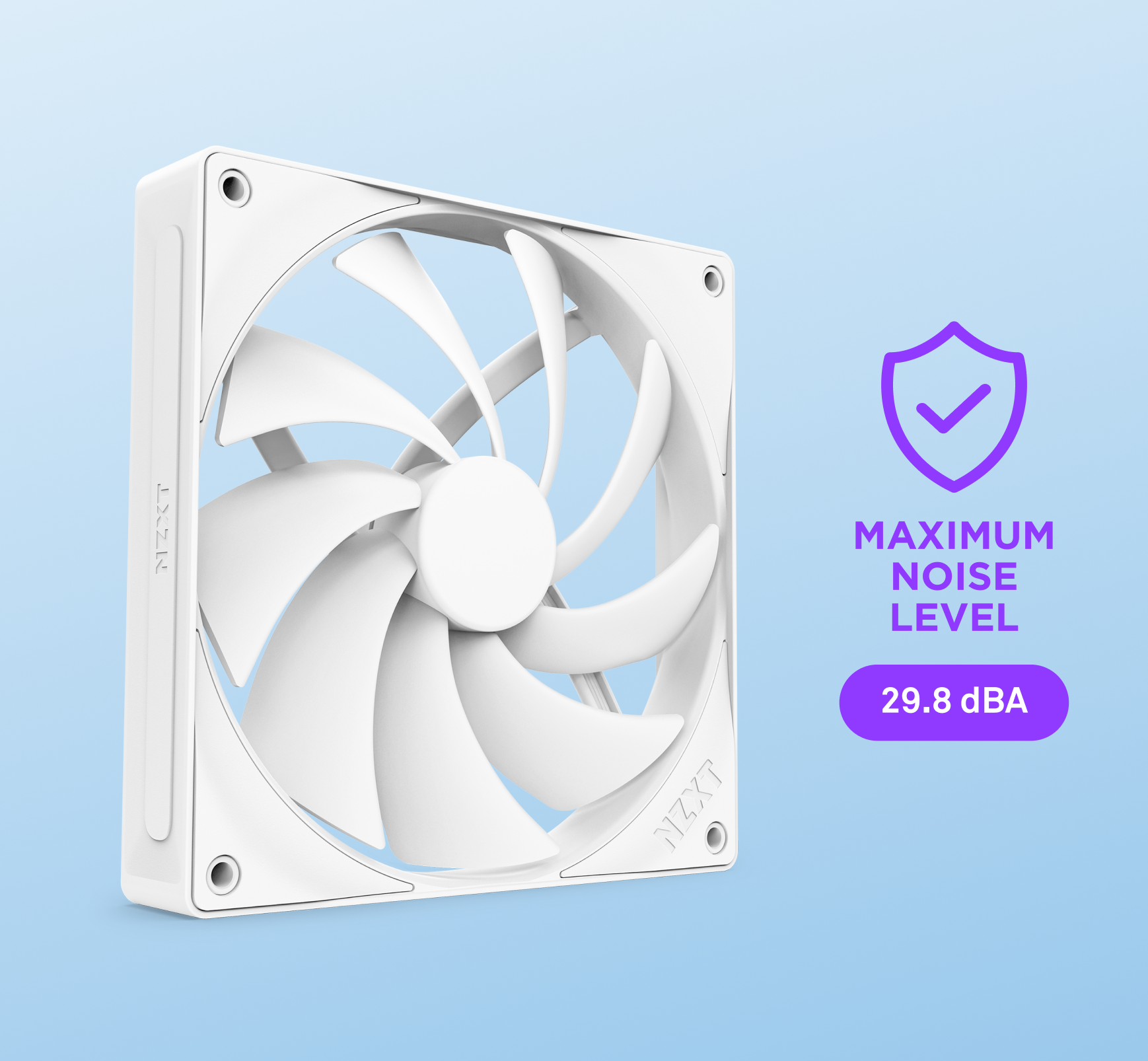 NZXT | F140Q | 140 mm静音エアフローPWMケースファン
