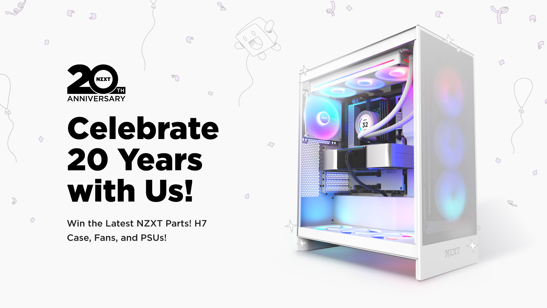 NZXT's 20th Anniversary Giveaway