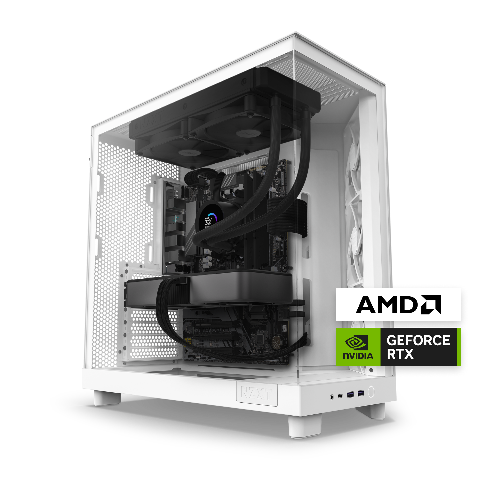 NZXT | Player: Two Gaming PC | NVIDIA® GeForce RTX™ 4070 NZXT | Player: Two Gaming PC | NVIDIA® GeForce RTX™ 4070