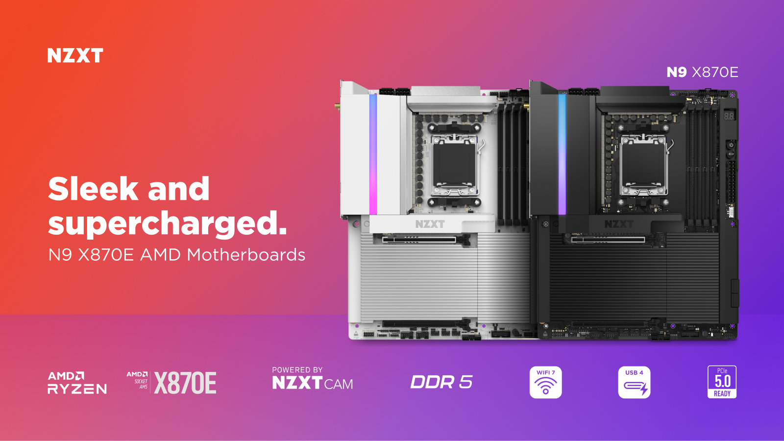 Two N9 X870E motherboards