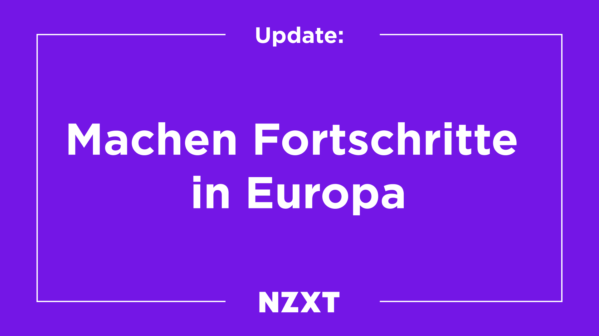 Machen Fortschritte in Europa