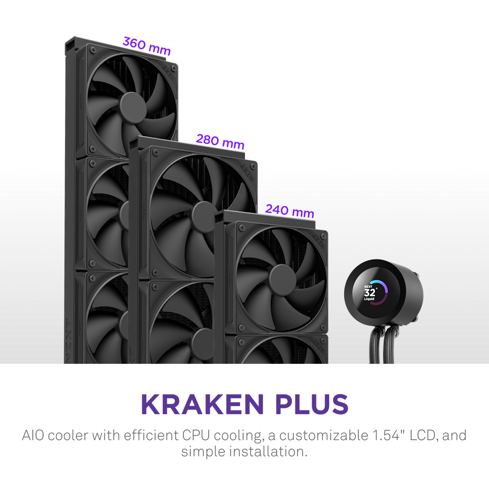 Kraken 280 RGB | LCD CPU Coolers | Gaming PCs | NZXT