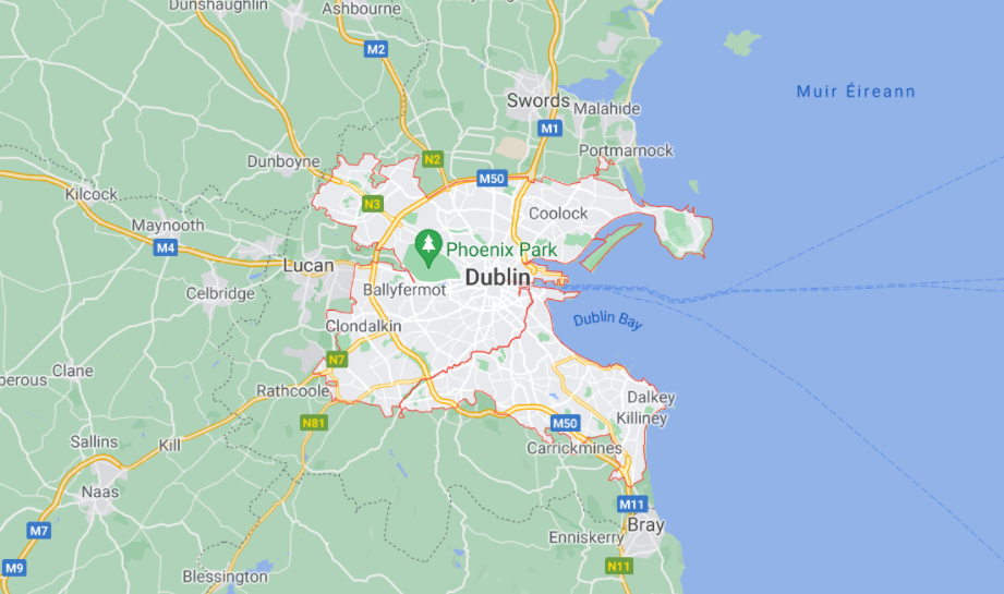 Ultimate Dublin Guide - map