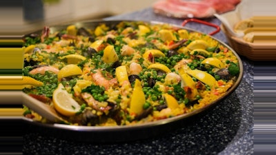 Spanish Seafood Paella 