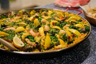 Spanish Seafood Paella 
