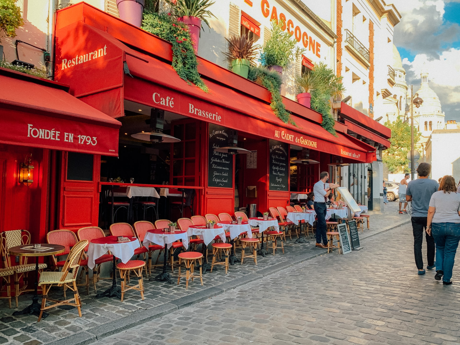 Parisian bistro