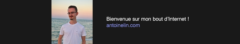 Salut 👋🏻 Je m’appelle Antoine !