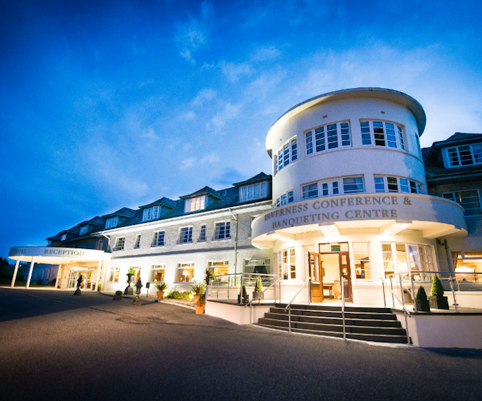Drumossie Exterior at Night