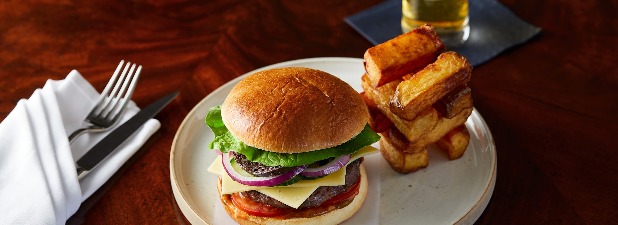 Black Pudding Burger at Drumossie Black Pudding Burger