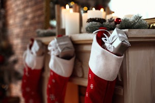 Stockings with presents
