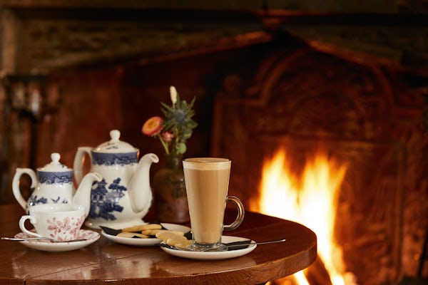 Coffee by the fire