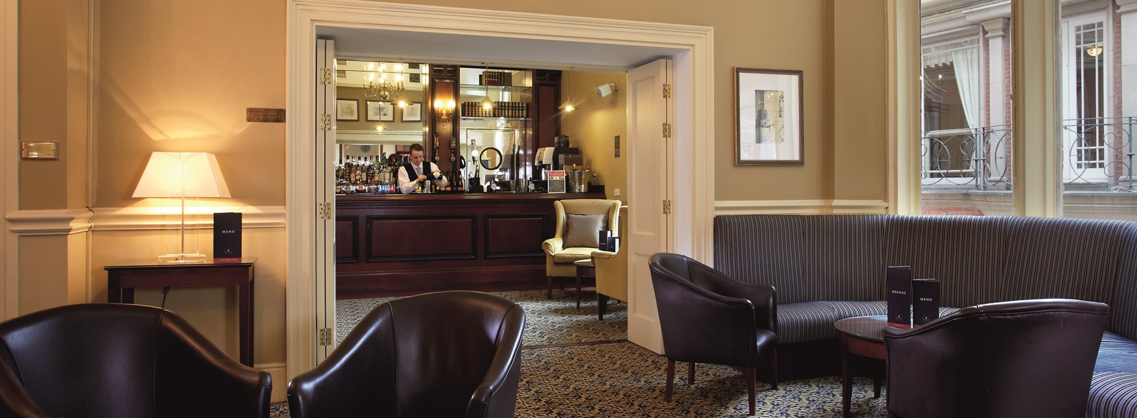 Menu for the Berlioz Bar Burlington Hotel, Birmingham