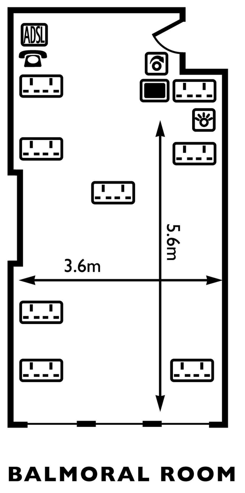 Balmoral Room Floor Plan
