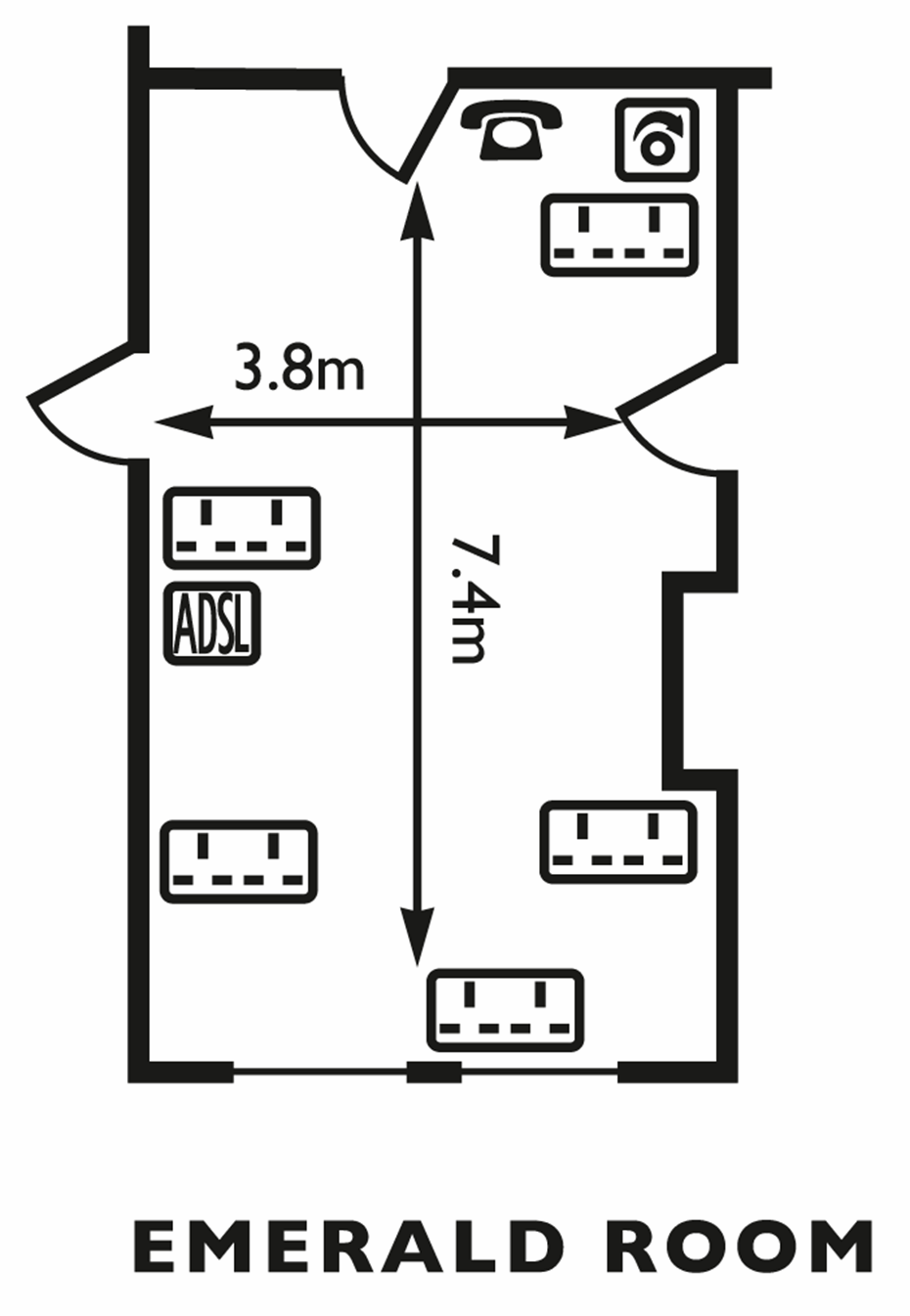Emerald Room Floor Plan