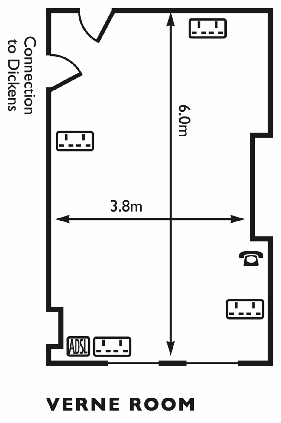 Verne Room Floor Plan