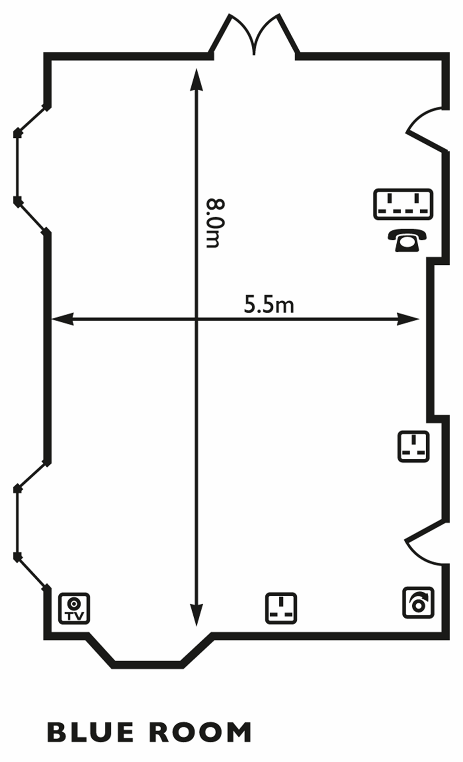 Blue Room Floor Plan