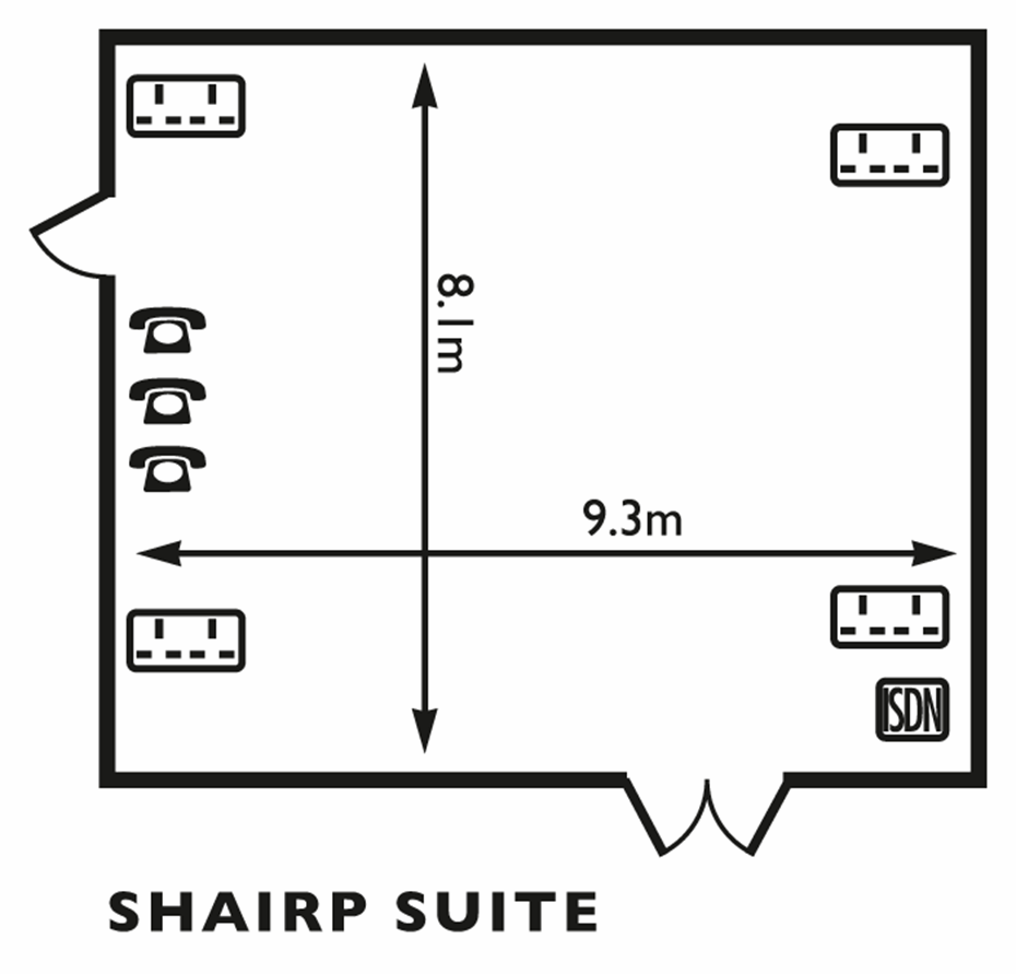 Houstoun House Shairp Suite Floor Plan