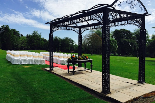 Outdoor Ceremony at Pittodire House