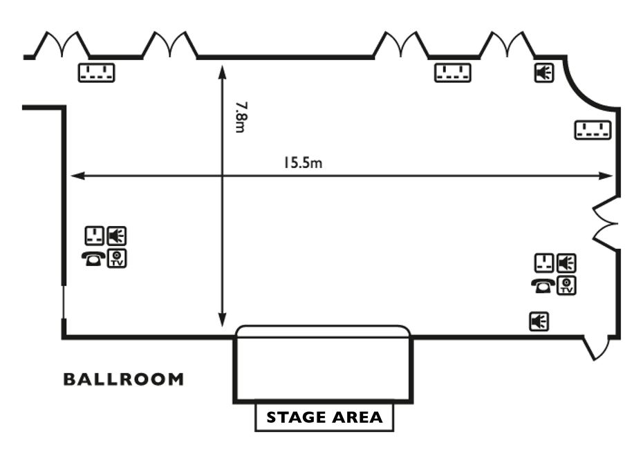 Ballroom floorplan