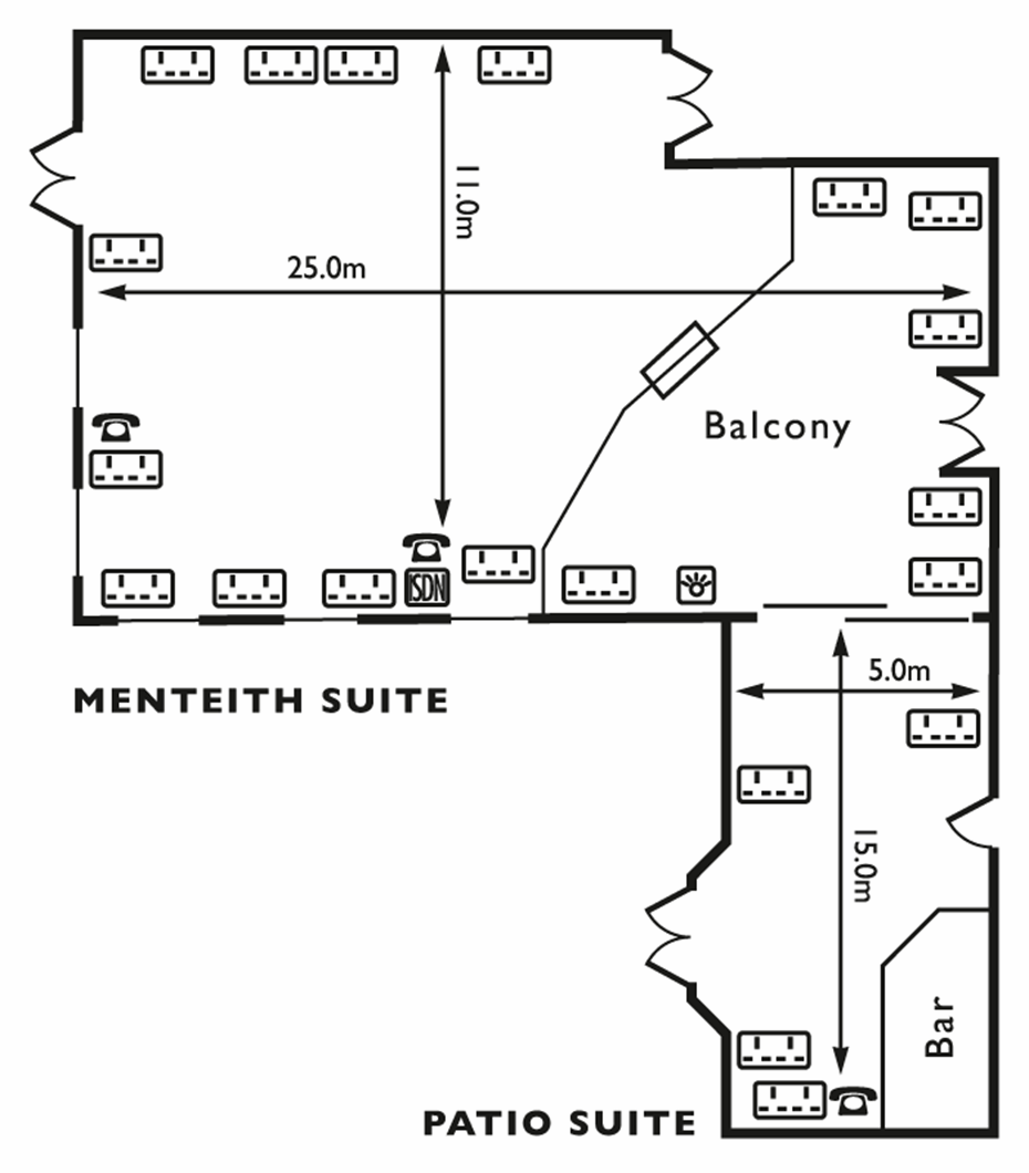 Menteith Suite Floor Plan