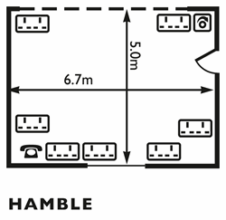 Hamble Suite Floor Plan