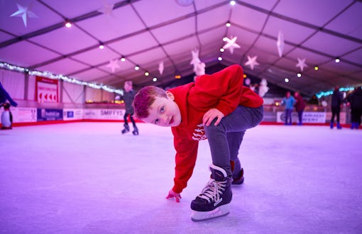 Boy Ice Skating