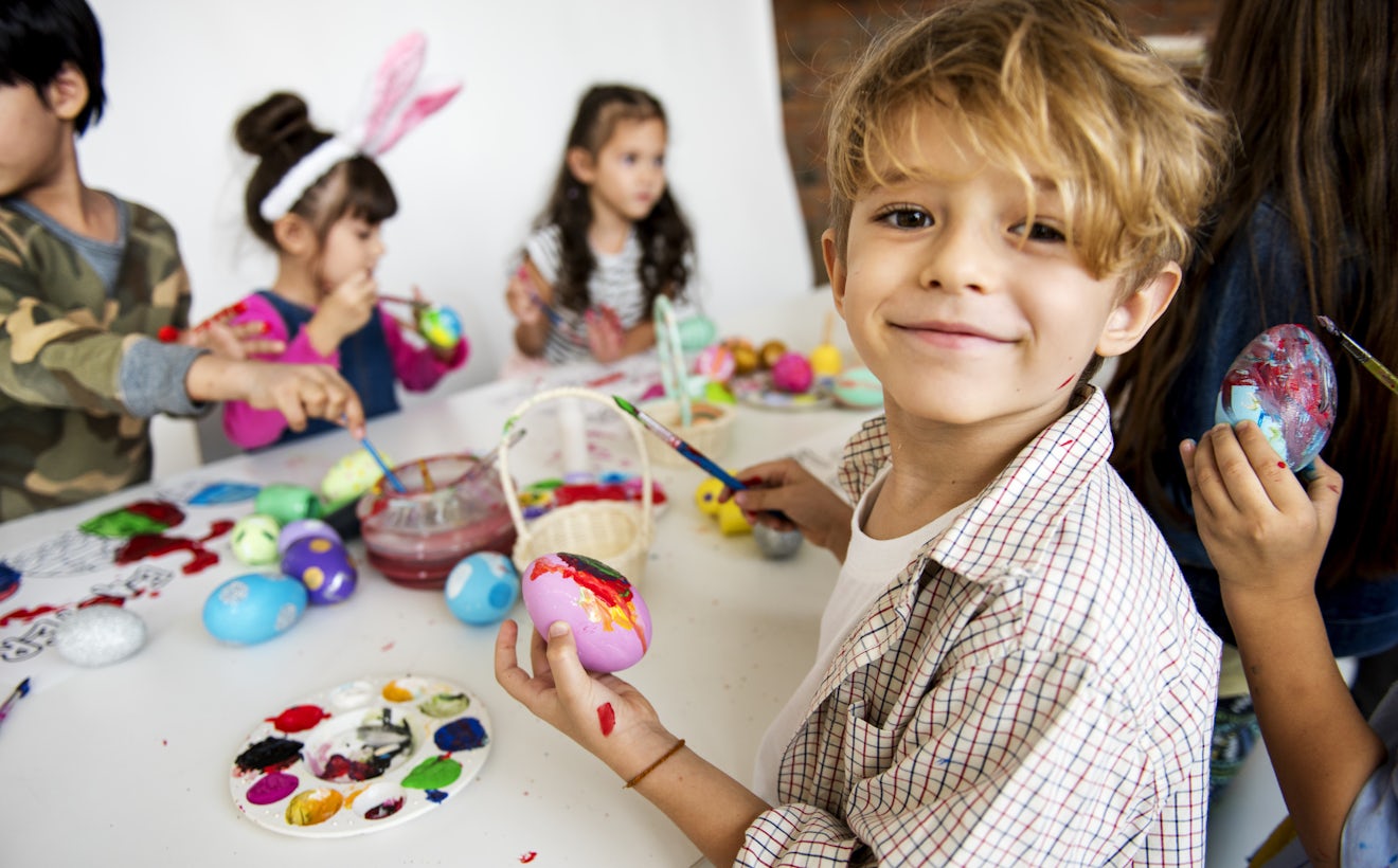 Children at Easter