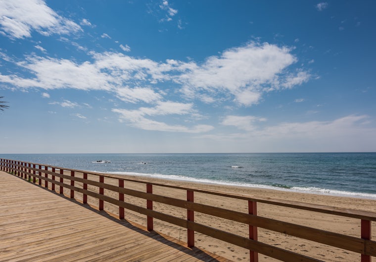 Boardwalk at Leila Playa