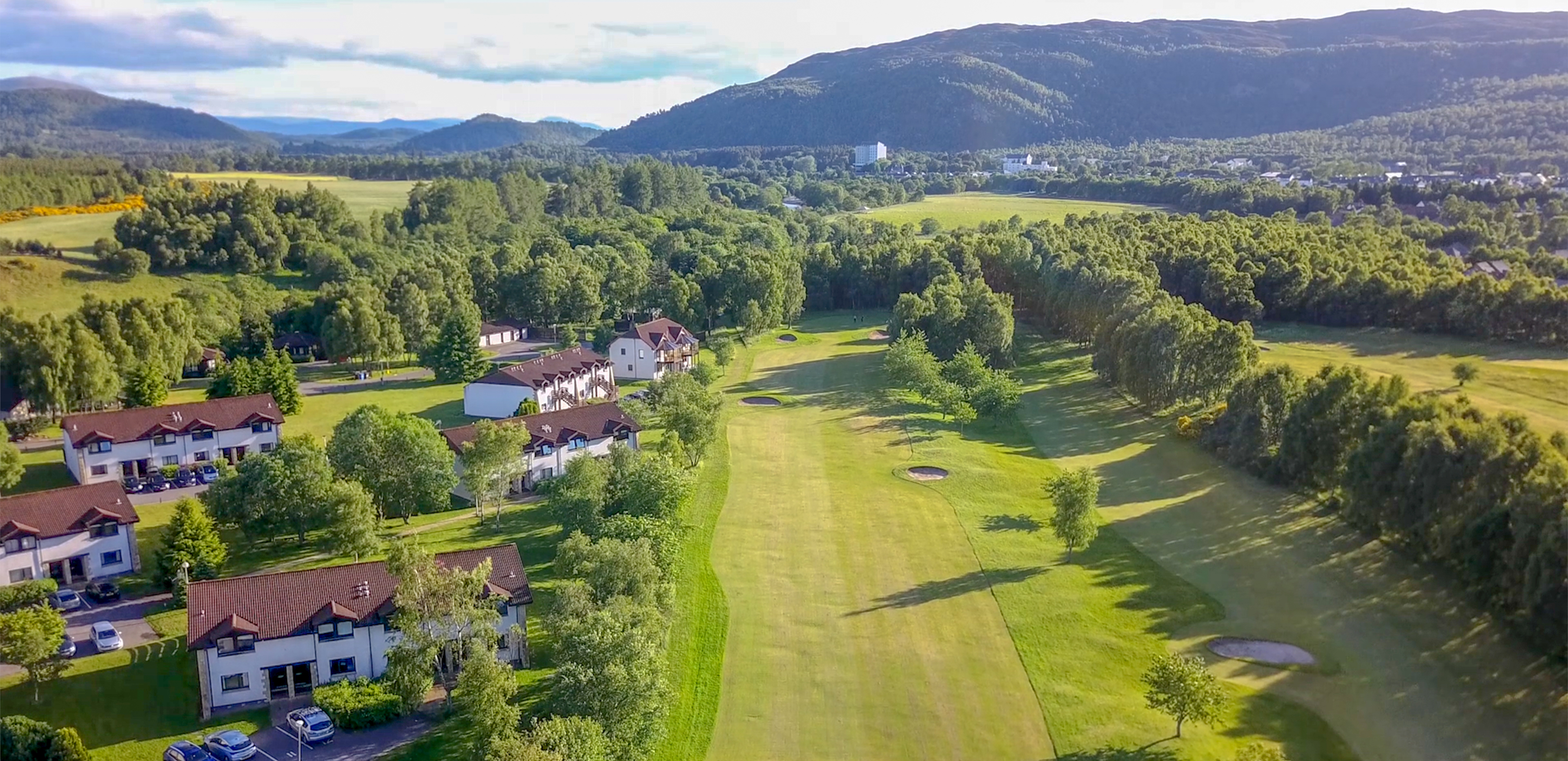 Spey Valley Aerial View
