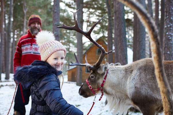 Child with Reindeer