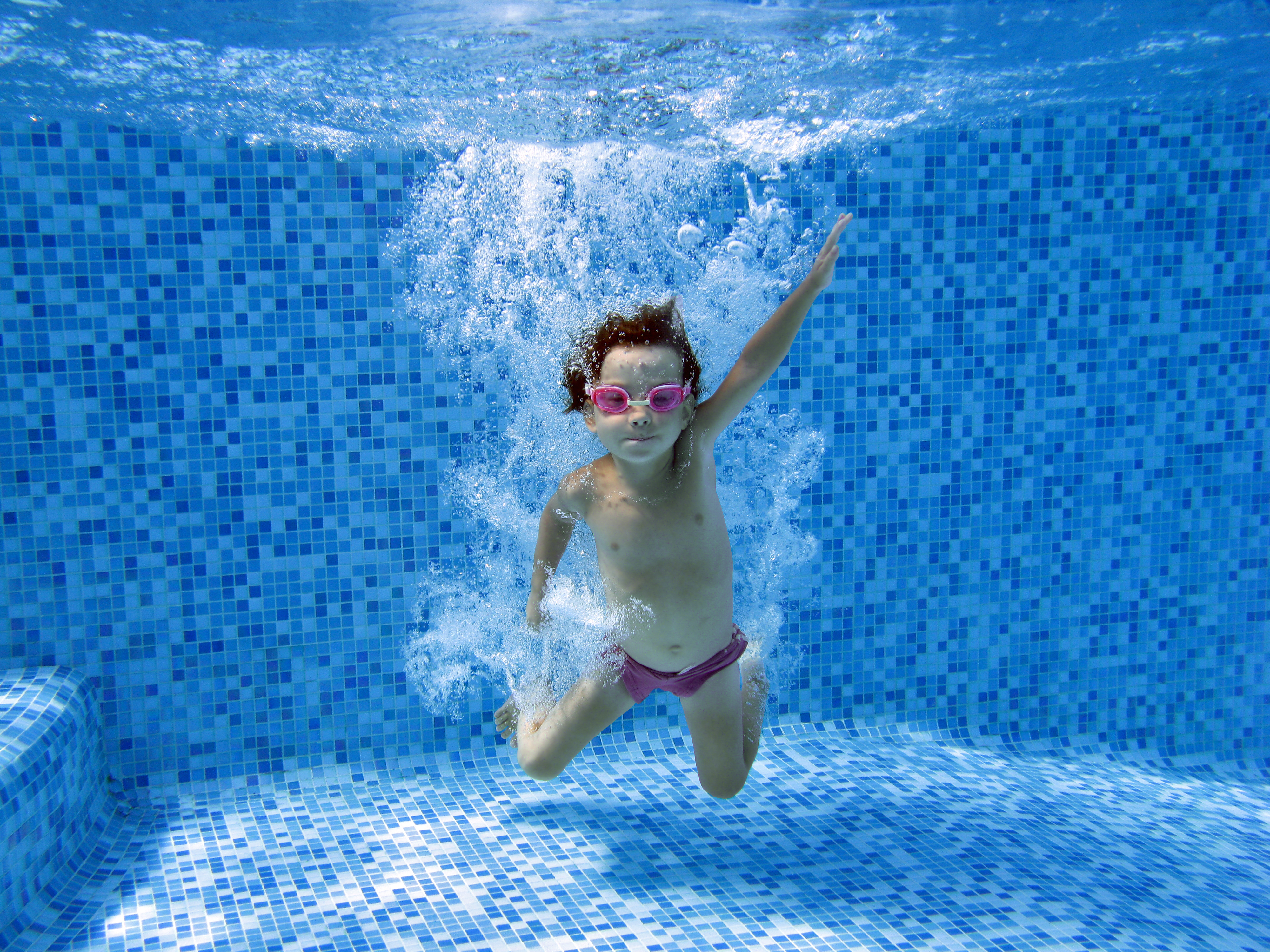 Boy in Swimming Pool