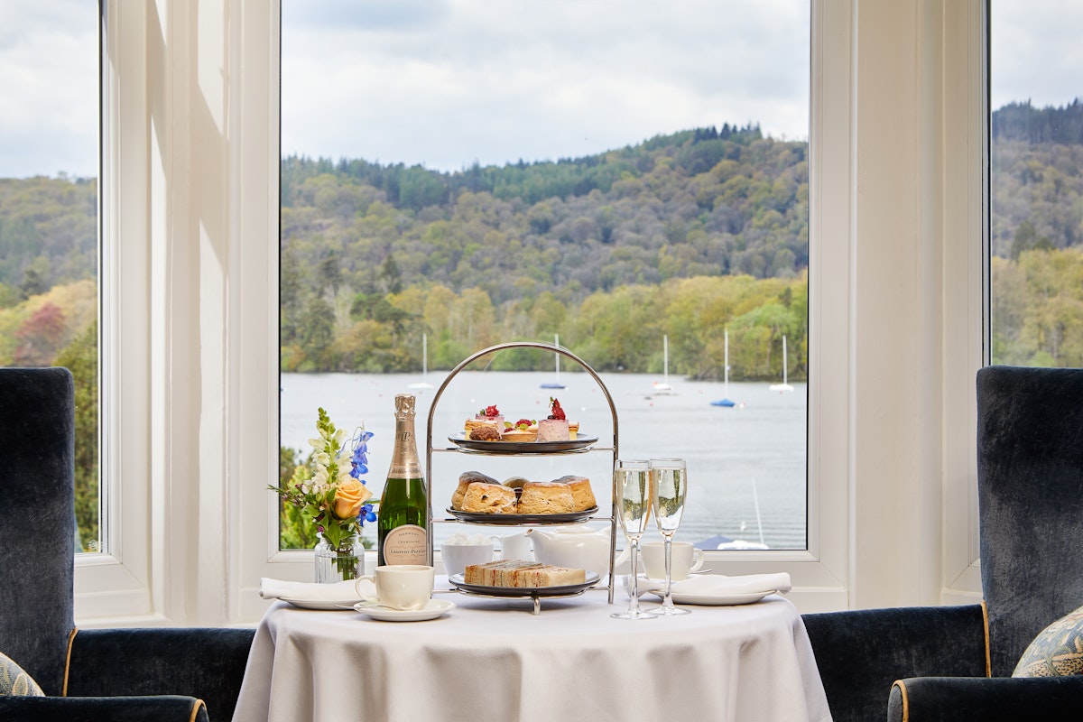 Afternoon Tea in Windermere, Lake District Old England Hotel