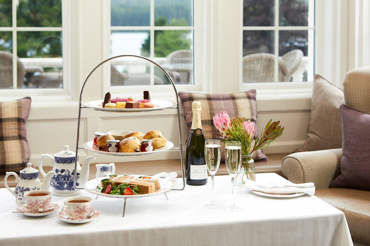 Afternoon Tea in Aberfoyle Loch Lomond Forest Hills
