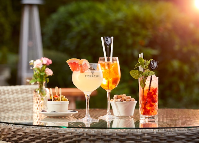 Cocktails in the Garden