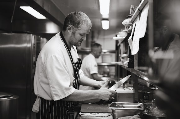 Chef's preparing food in the kitchen