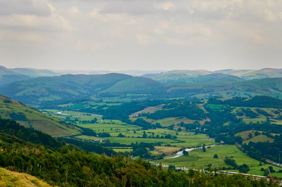 View over Mid Wales