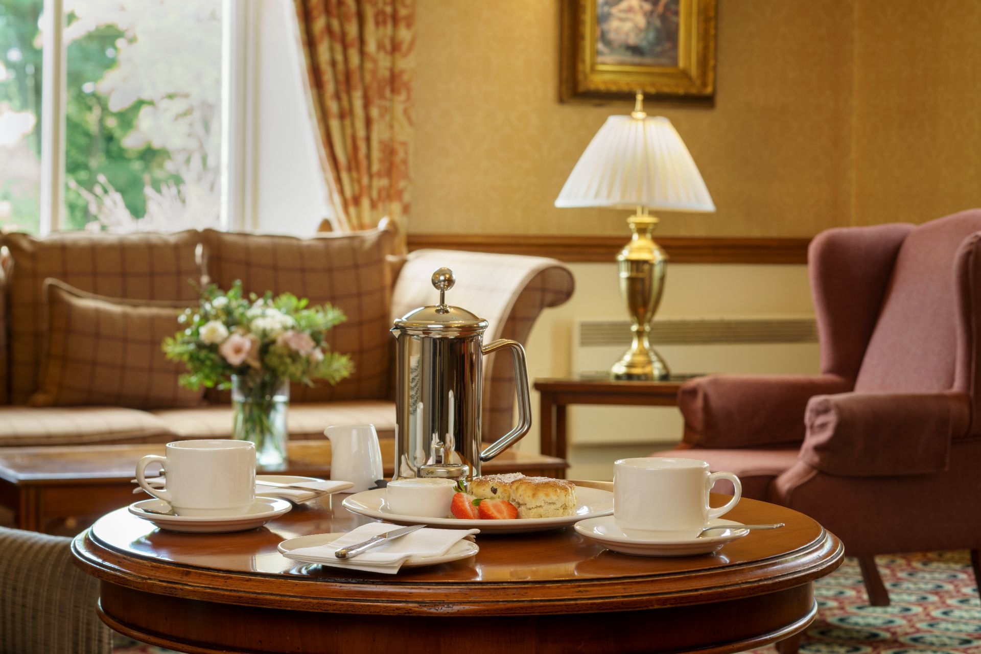 Coffee and Scones at Crutherland House