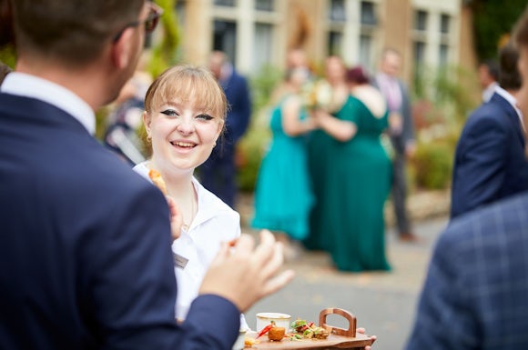 Frimley Hall Wedding Guests Canapes