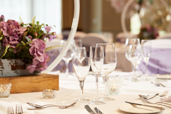 Botley Park Weddings Glass Details