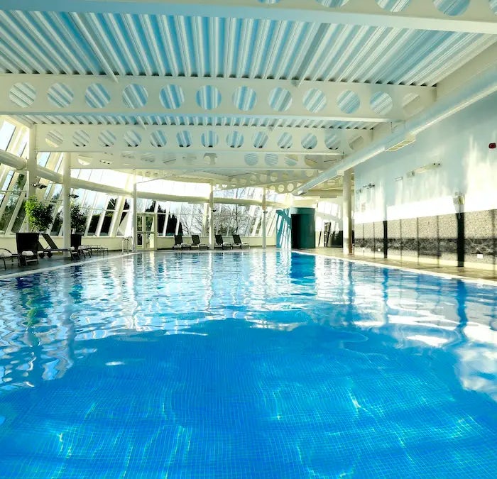 The pool at Portal