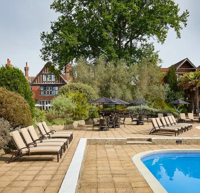 Elmers Court outdoor pool & terrace