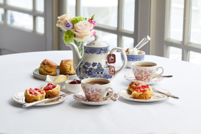 Afternoon Tea setting with Birchall Tea